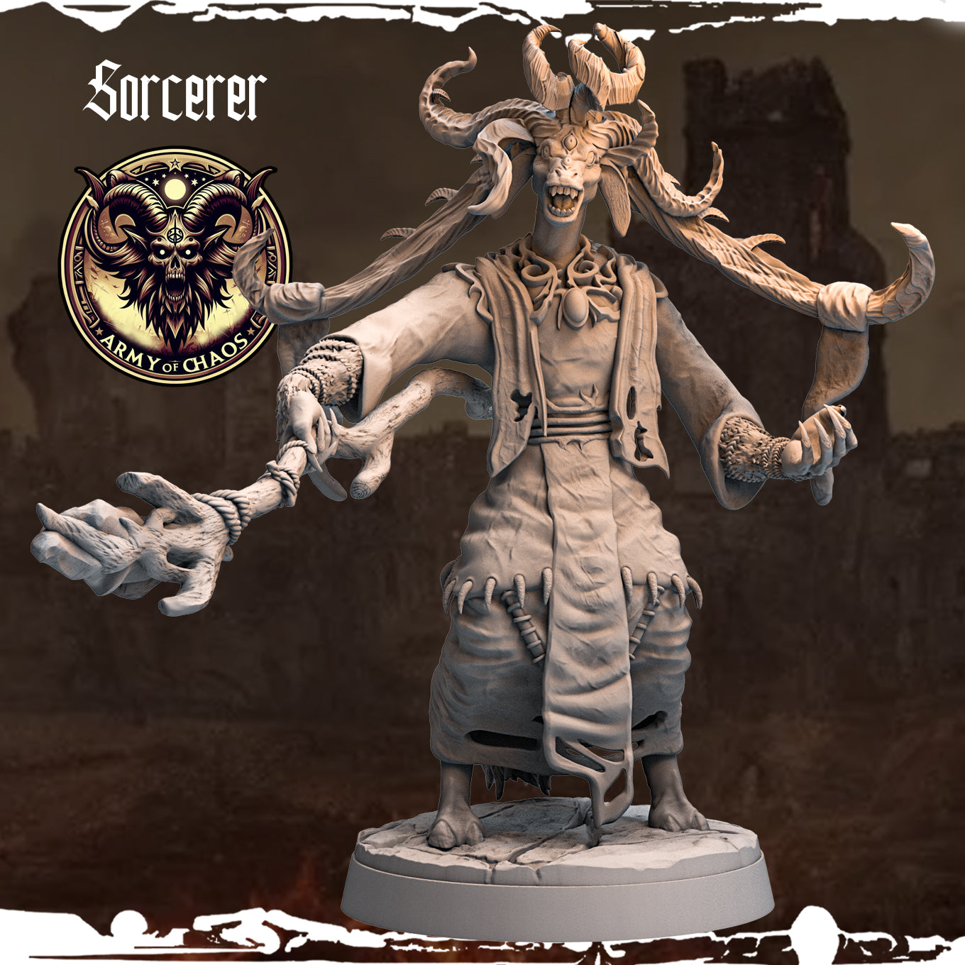 Monolith Arts - Beasts - Sorcerer #10 - DnD/TTRPG Figure/Miniature