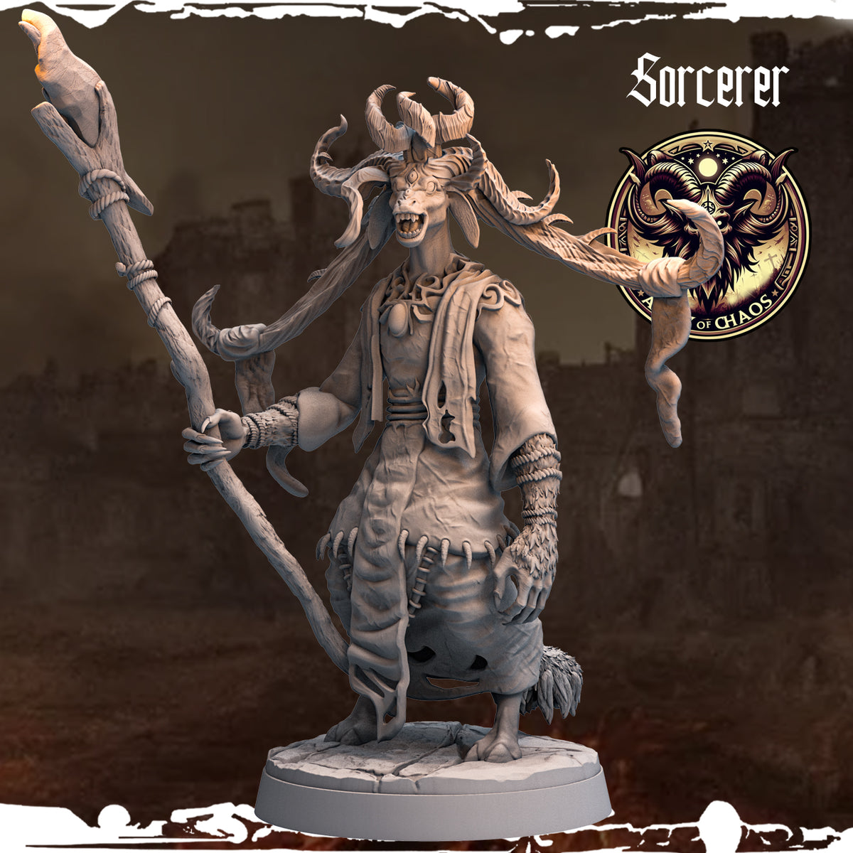 Monolith Arts - Beasts - Sorcerer #4 - DnD/TTRPG Figure/Miniature