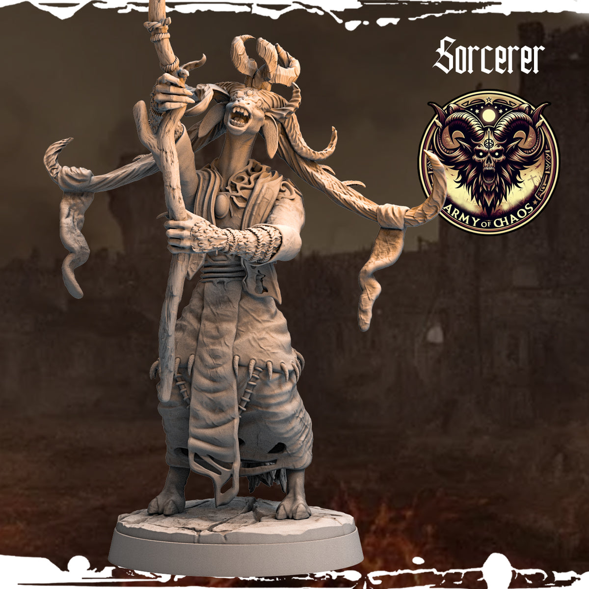 Monolith Arts - Beasts - Sorcerer #5 - DnD/TTRPG Figure/Miniature