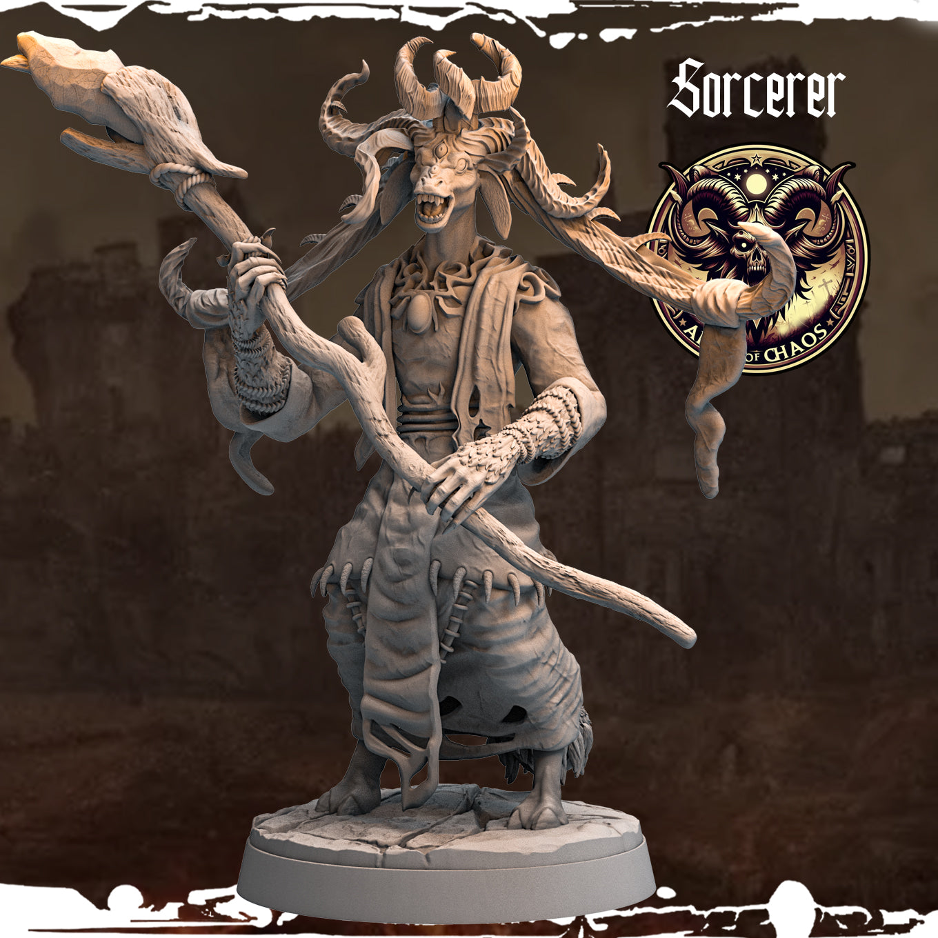 Monolith Arts - Beasts - Sorcerer #8 - DnD/TTRPG Figure/Miniature