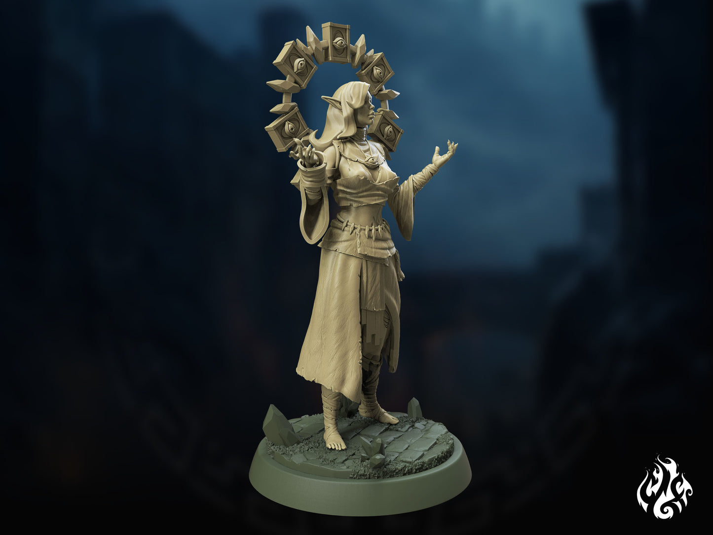 Crippled God Foundry - Human Soothsayer - DnD/TTRPG Figure/Miniature