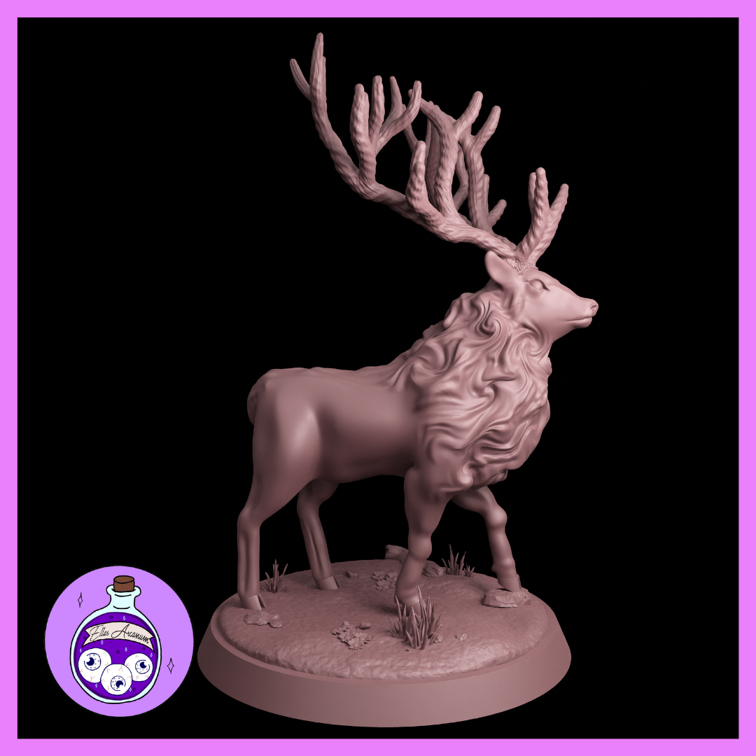 Ella's Arcanum - Wild Hunt - Stag - DnD/Pathfinder/TTRPG