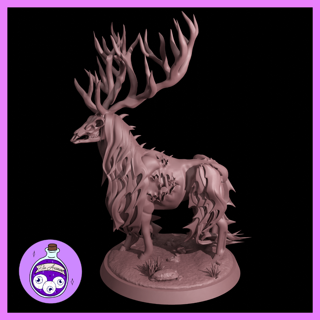 Ella's Arcanum - Wild Hunt - Stag Wraith - DnD/Pathfinder/TTRPG