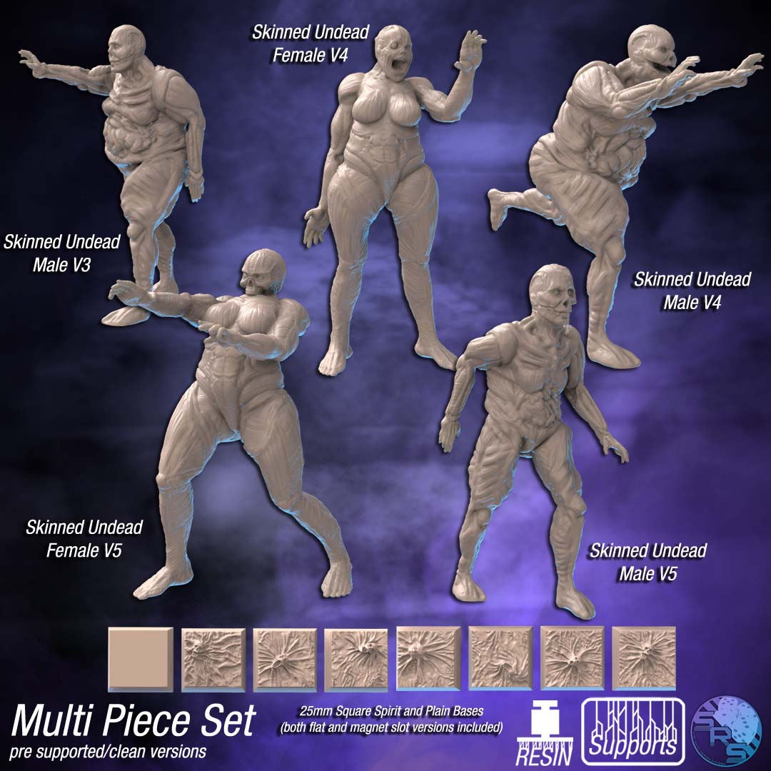 Sync Ratio - Stichghouls - Skinned Undead Male - DnD/TTRPG Figure/Miniature