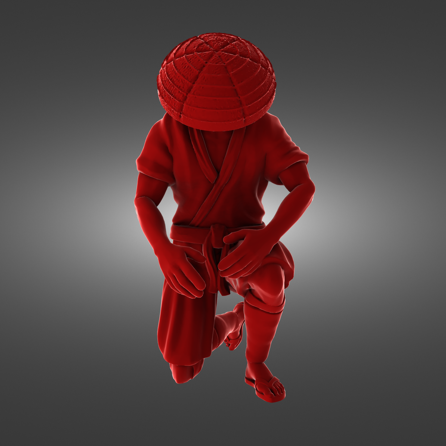 YourNeighborKnight - Bushido 3 - Straw Hat Farmer - DnD/TTRPG Figure/Miniature