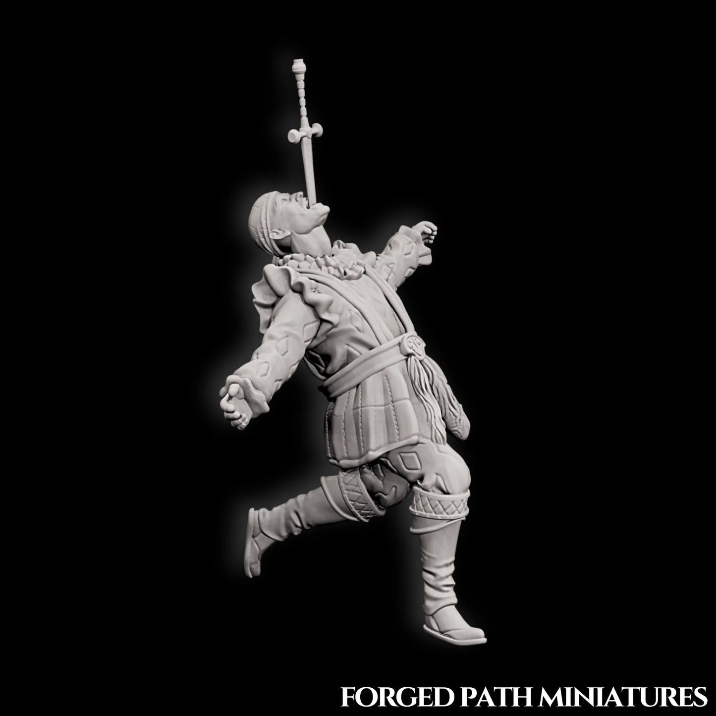 Forged Path - Willowbrook Circus - Sword Swallower - DnD/Pathfinder/TTRPG Figure