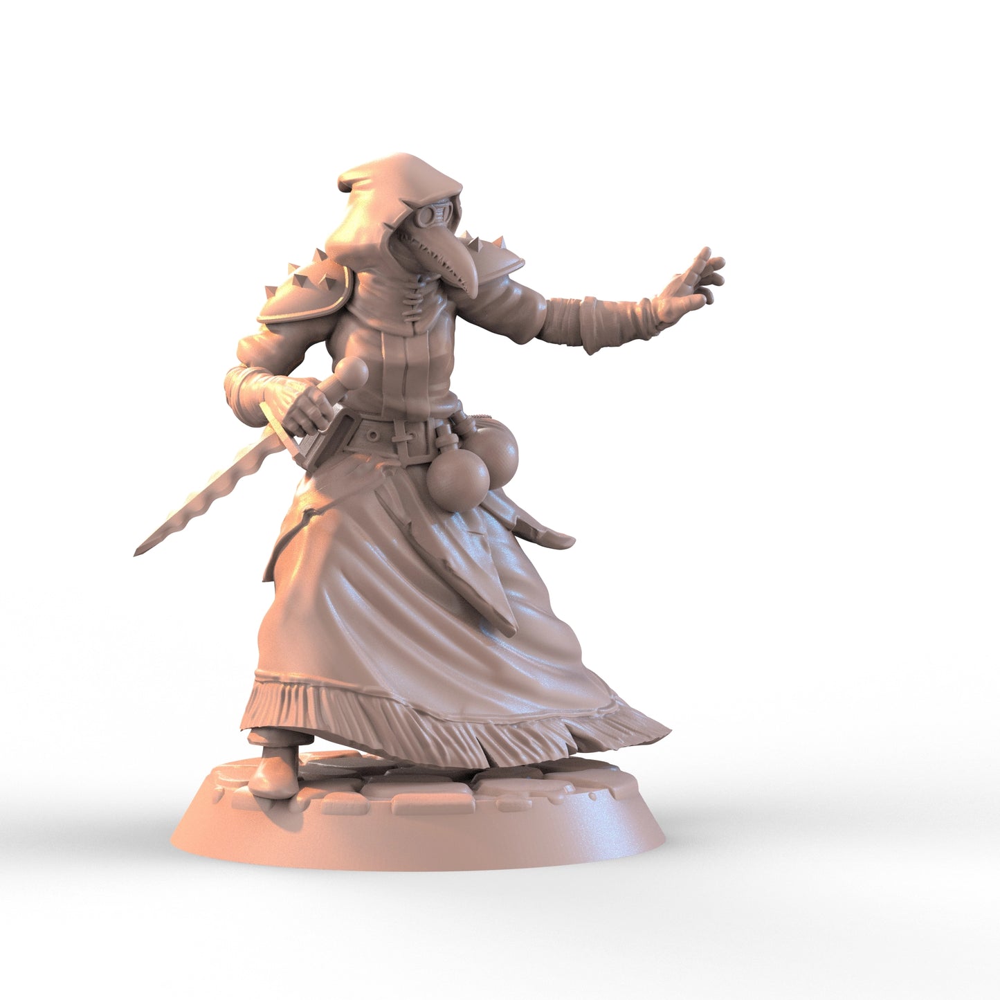 Z Kino - Darkest Dungeon - Plague Doctor - 75mm Pin Up/Figure/Model/Diorama