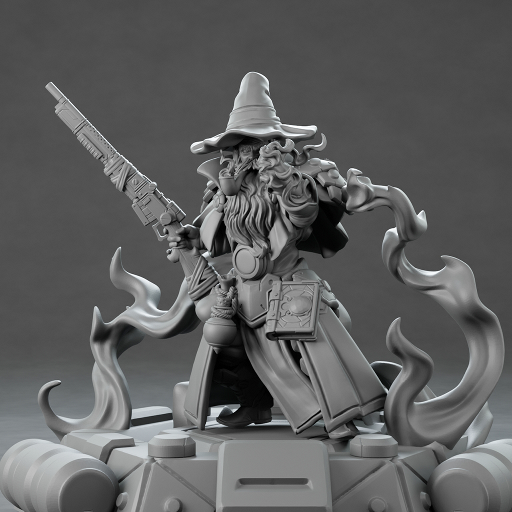Brayan Nafarrate - Technomancer #1-1 - DnD/TTRPG Figure/Miniature