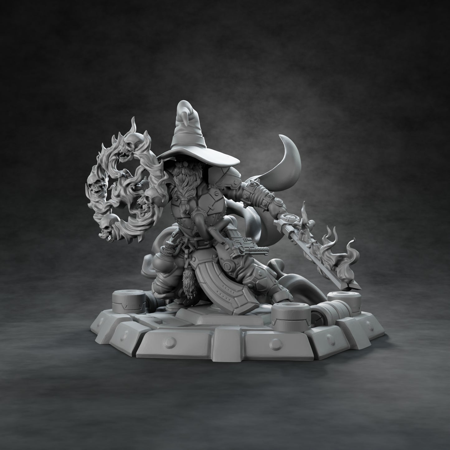 Brayan Nafarrate - Technomancer #3-2 - DnD/TTRPG Figure/Miniature