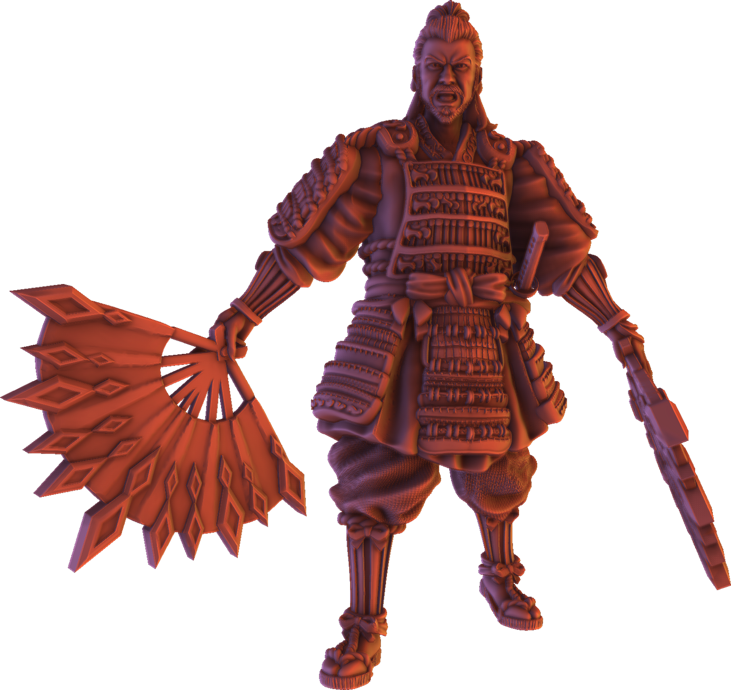 Forged Path - Tokugawa Bushido - Tessen - DnD/Pathfinder/TTRPG Figure