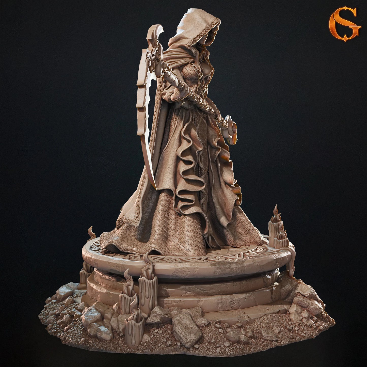 Solgoodcreations - Grim Reaper Thanatas - 75/140mm Pin Up/Figure/Model/Diorama