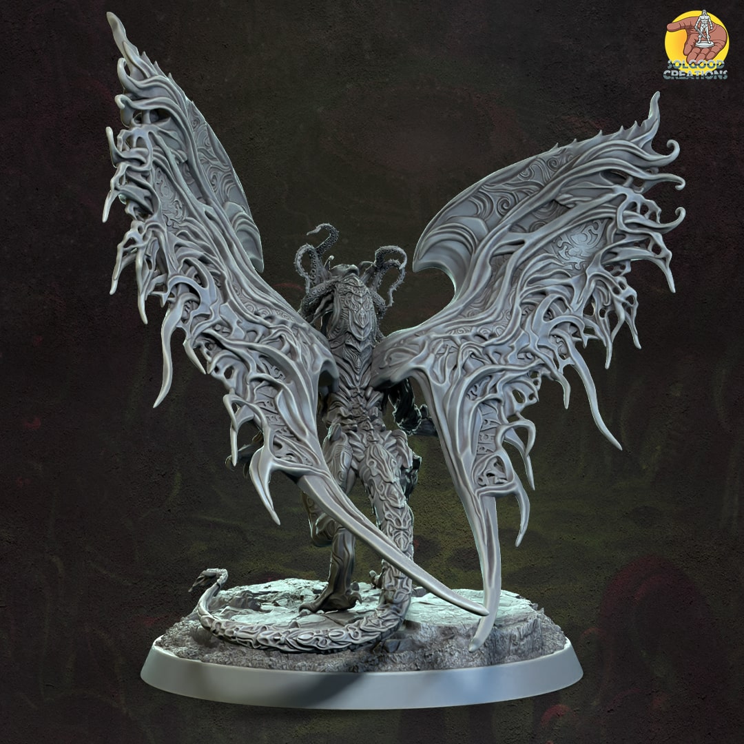 Solgoodcreations - Rise of the Dracothilid - Dracothilid - DnD/TTRPG Figure/Miniature