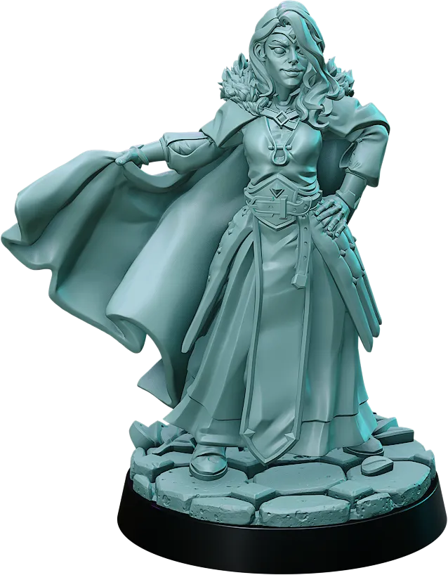 MEniatures - War of the Chromatic Dragons - Isdrekinn Maiden - DnD/TTRPG Figure/Miniature