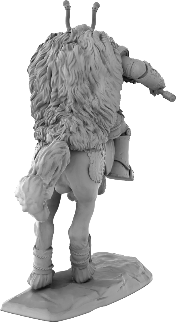 Z Kino - Heavy Rider #2 - DnD/Pathfinder/TTRPG Figure Miniature