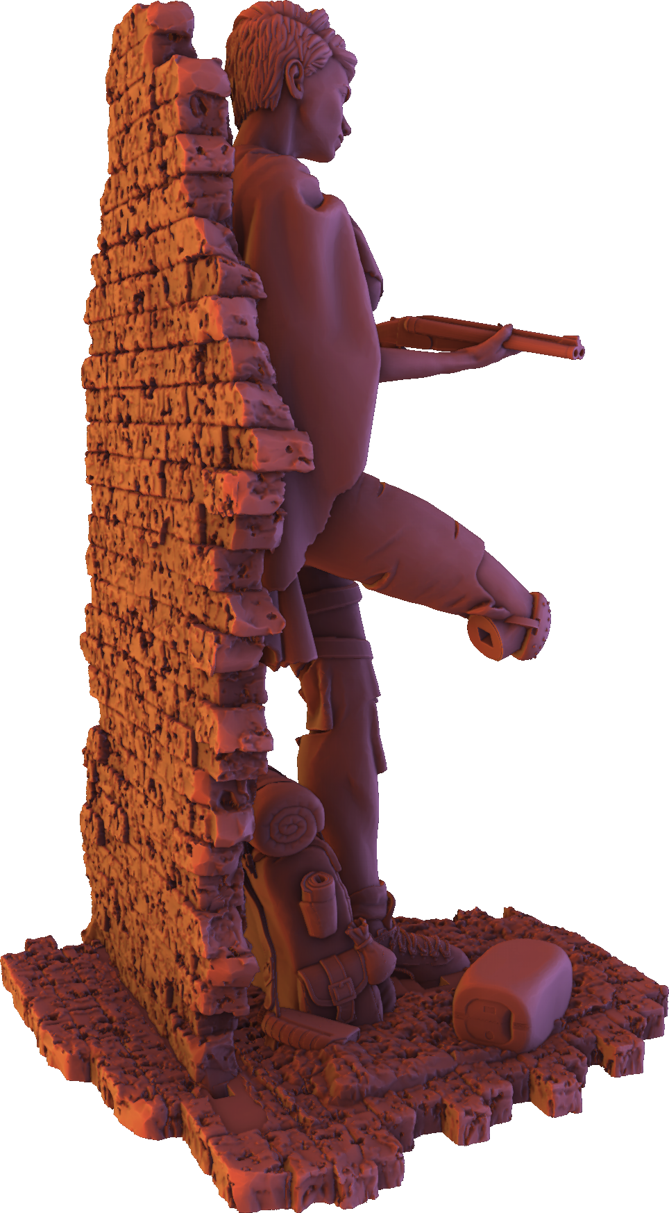 MiniArtCreations - After the War - Lost Child - 75mm Pin Up/Figure/Model/Diorama