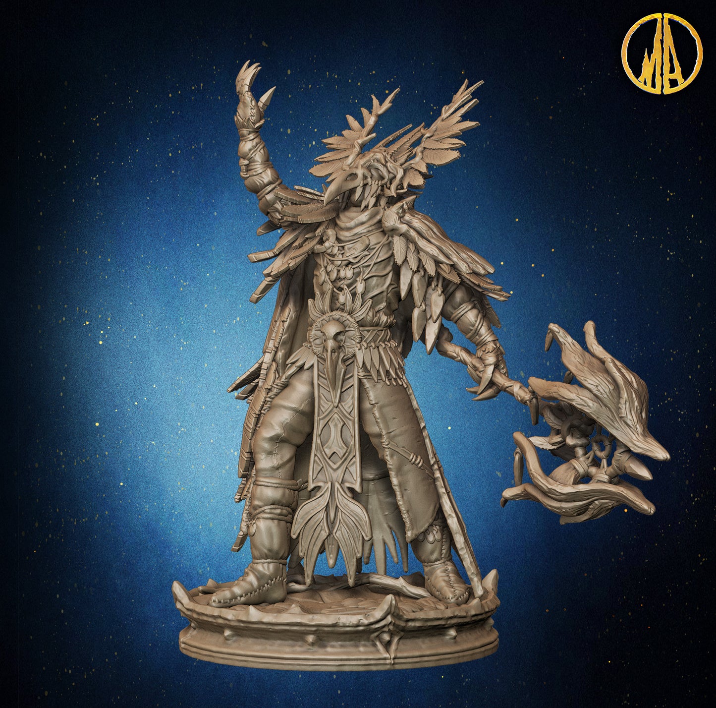 Monolith Arts - Dark Elves - Theron Duskmire - DnD/TTRPG Figure/Miniature