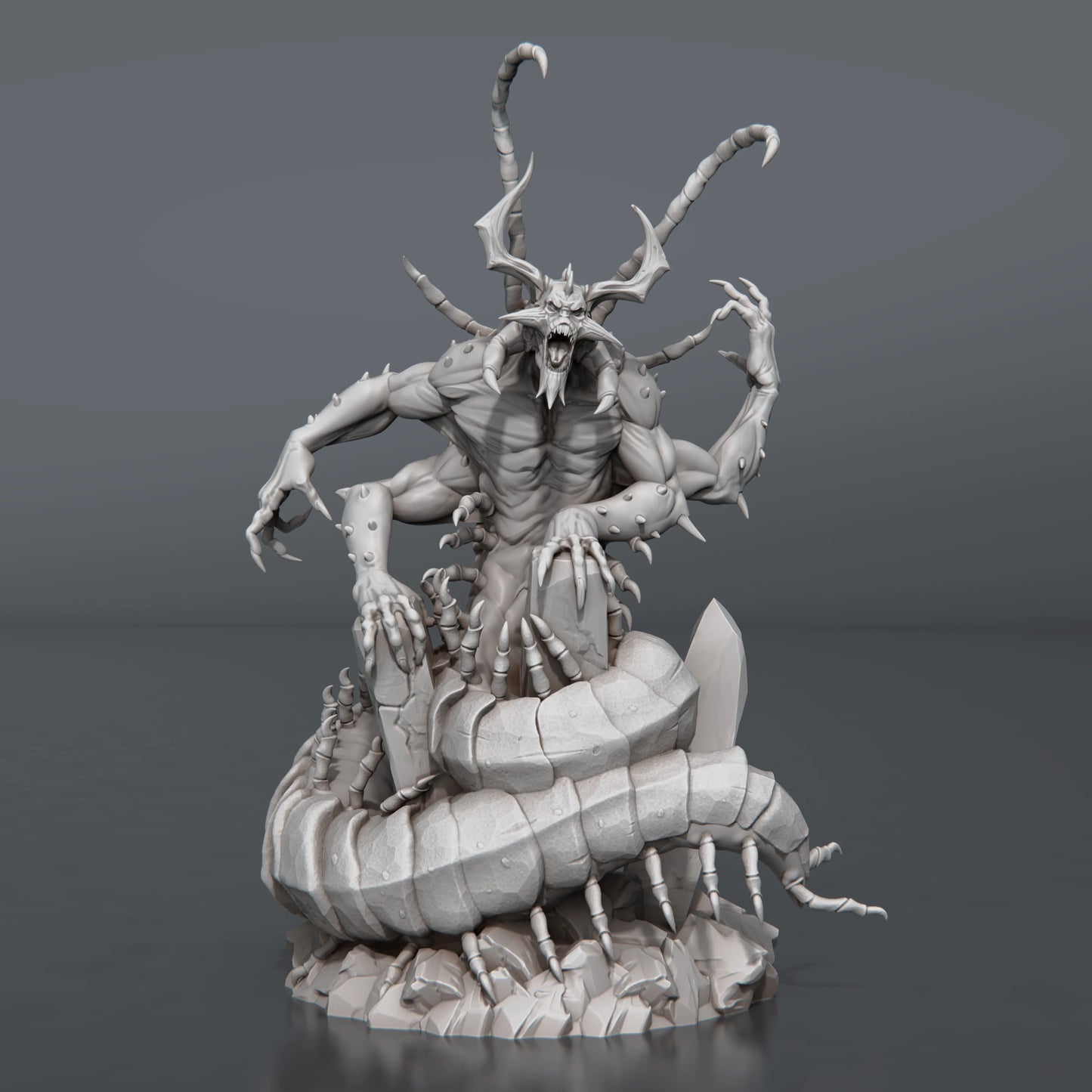 STL Miniatures - Centipede Demon - DnD/TTRPG Figure/Miniature
