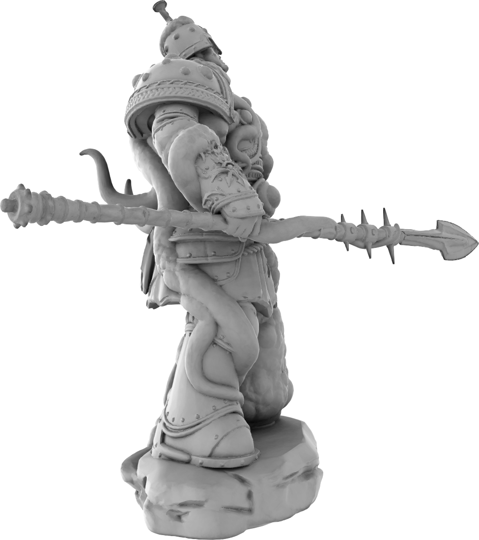 Z Kino - Corrupted Knight #1 - DnD/Pathfinder/TTRPG Figure Miniature