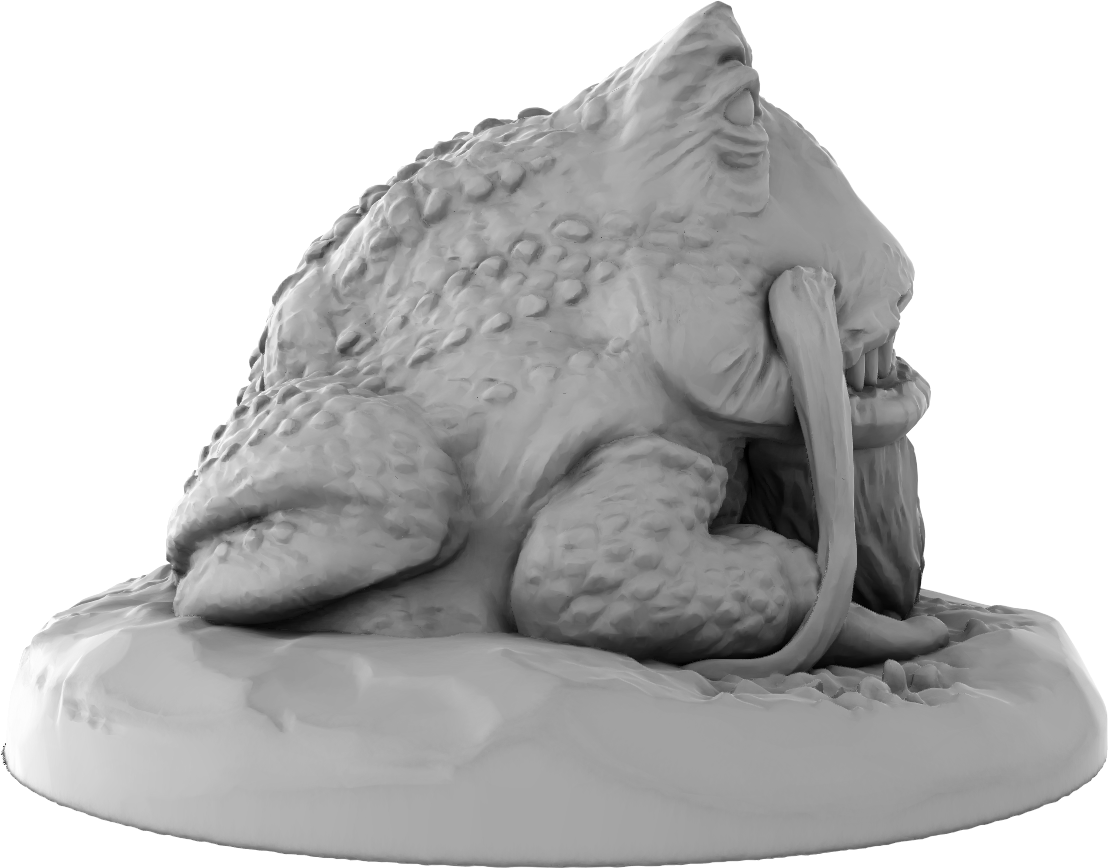 Z Kino - Trog King - DnD/Pathfinder/TTRPG Figure Miniature