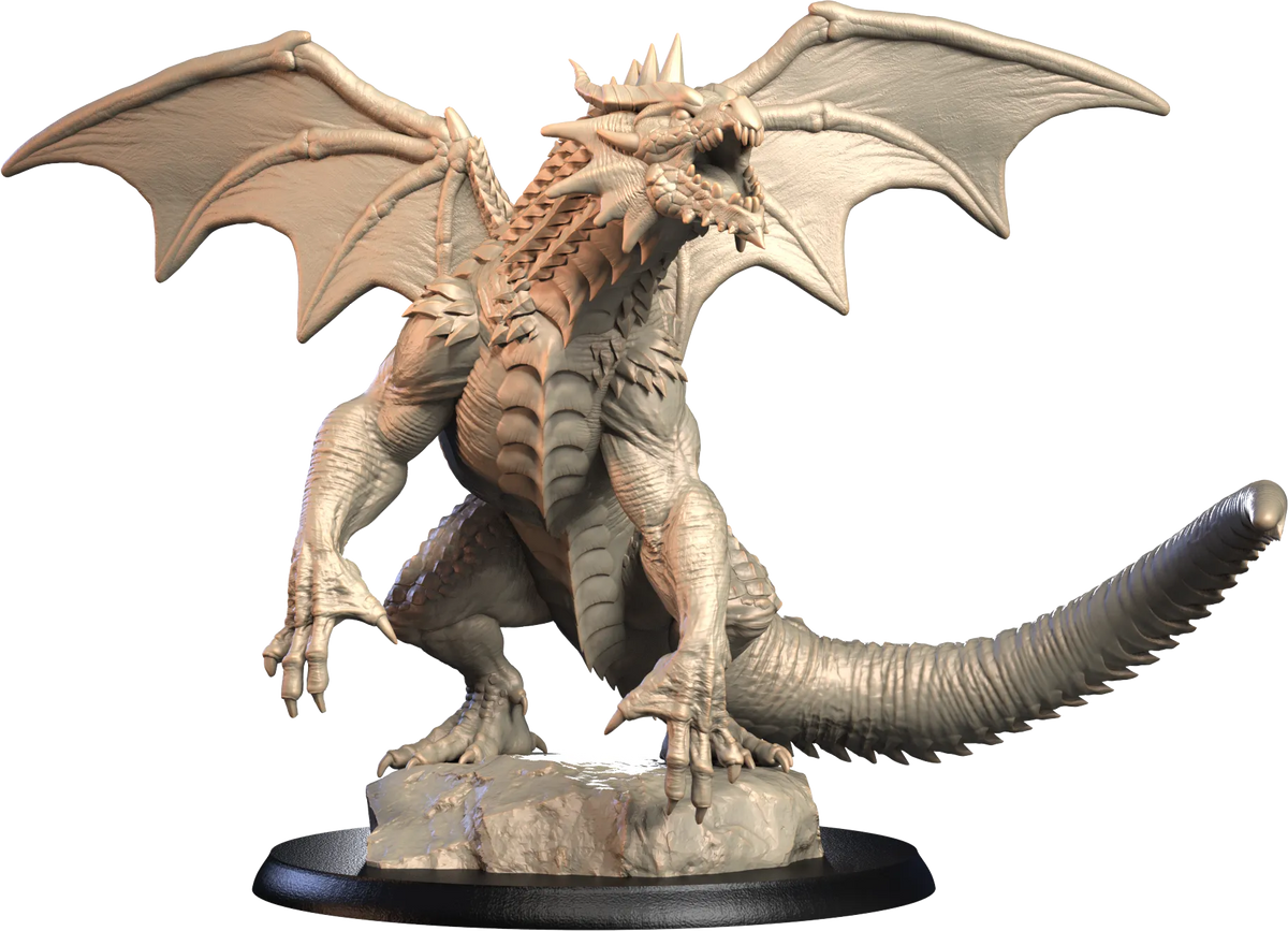 3D IPStudios - Dragons Worlds #2 - Voltagor - DnD/TTRPG Figure/Miniature