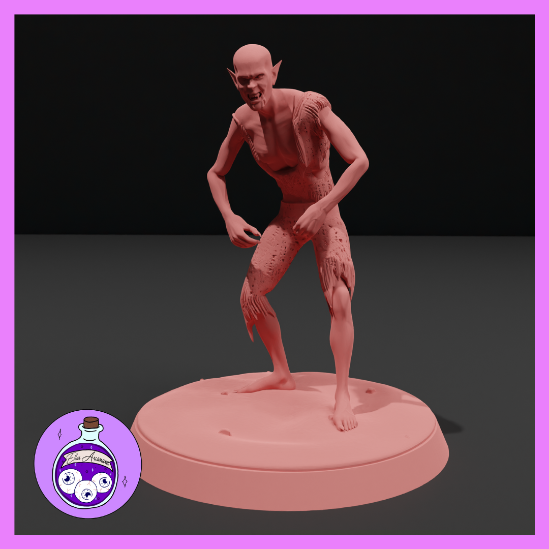 Ella's Arcanum - RPG Essentials #1 - Vampire Spawn - 2 Poses - DnD/Pathfinder/TTRPG Figure