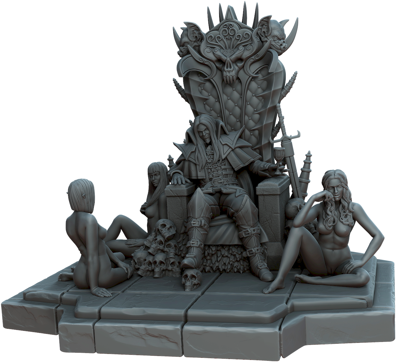 Vortex Studios - Vampires - Vladimir von Krovzovich Diorama - DnD/TTRPG Figure/Miniature