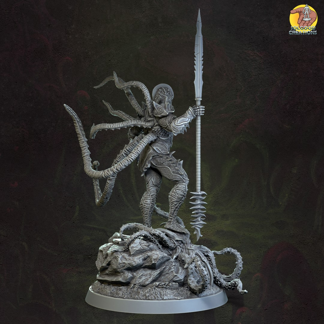 Solgoodcreations - Rise of the Dracothilid - Nightmare Slayer #1 - DnD/TTRPG Figure/Miniature