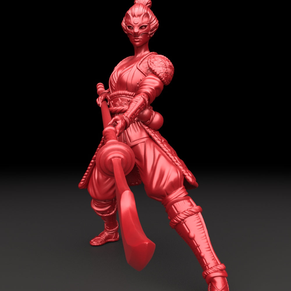 Brayan Nafarrate - Bestiary #5 - Samurai Spear #3 - DnD/TTRPG Figure/Miniature