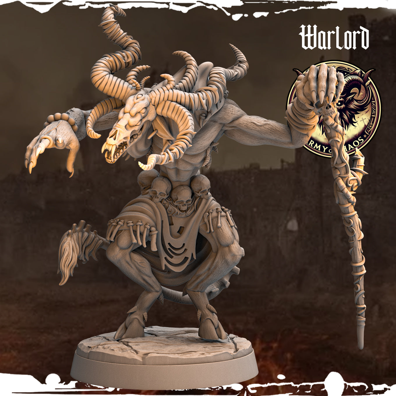 Monolith Arts - Beasts - Warlord #6 - DnD/TTRPG Figure/Miniature