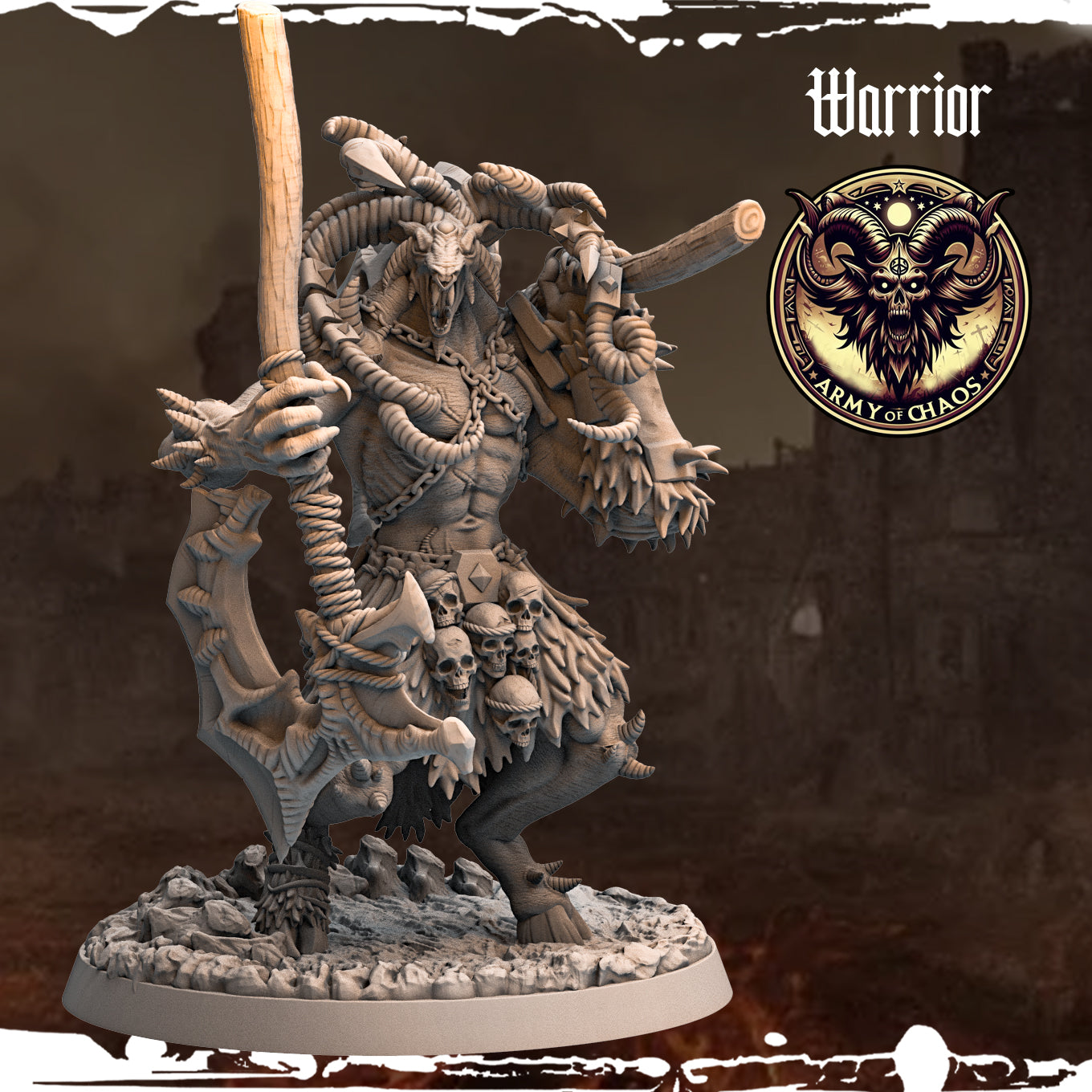 Monolith Arts - Beasts - Warrior #11 - DnD/TTRPG Figure/Miniature