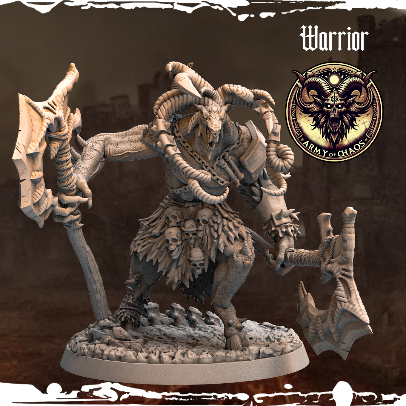 Monolith Arts - Beasts - Warrior #6 - DnD/TTRPG Figure/Miniature