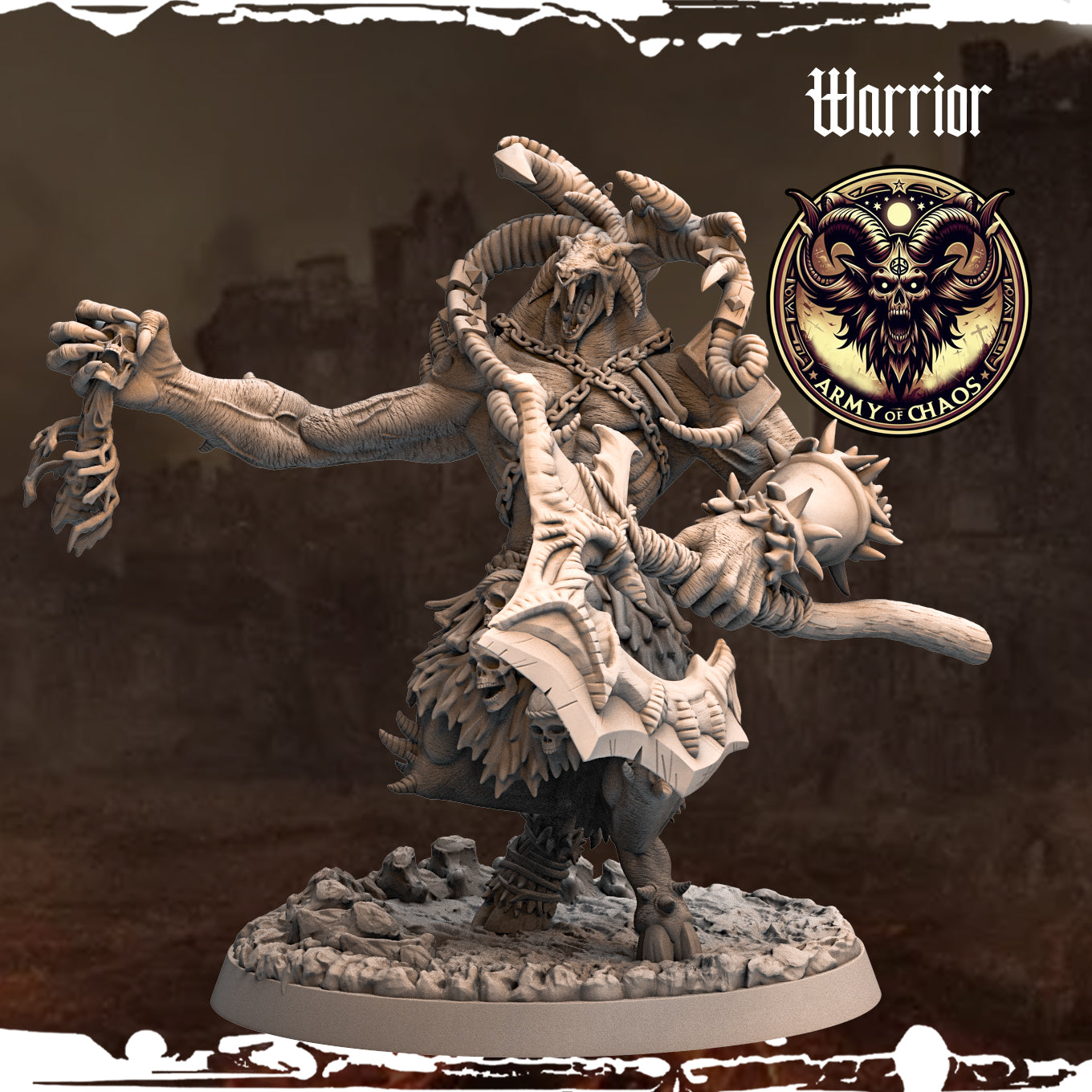 Monolith Arts - Beasts - Warrior #8 - DnD/TTRPG Figure/Miniature