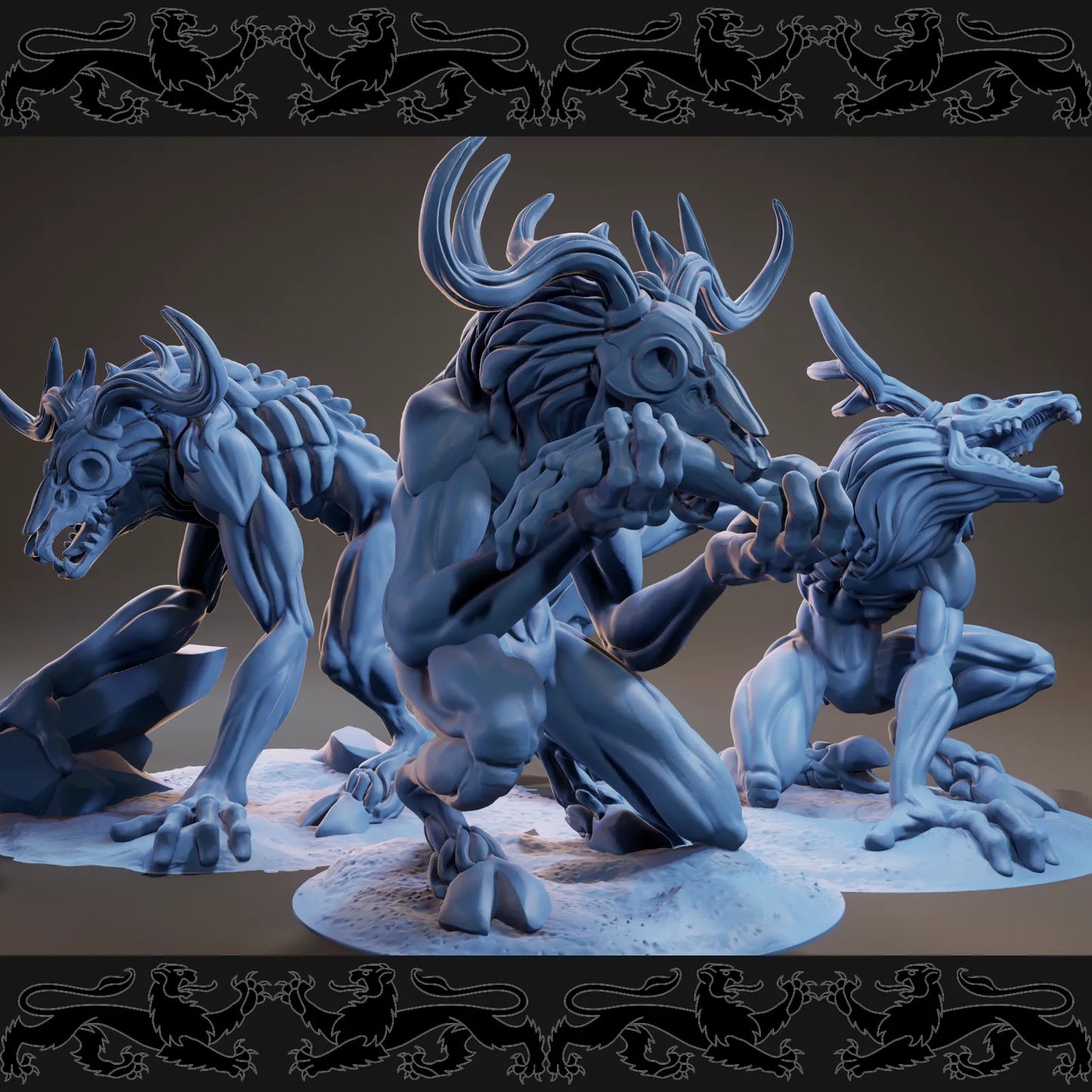 Brayan Nafarrate - Bestiary #3 - Wendigo - DnD/TTRPG Figure/Miniature