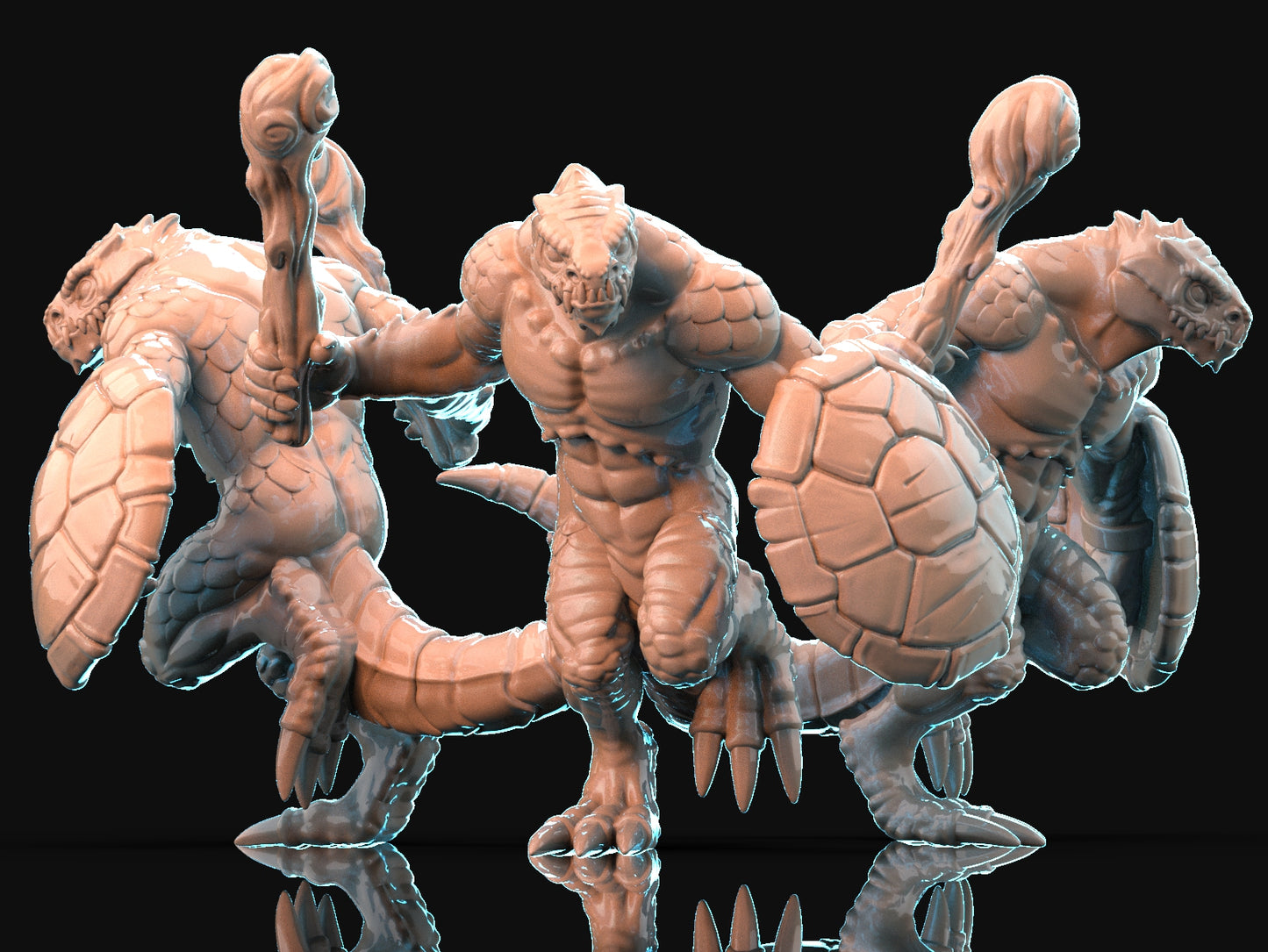 Brayan Nafarrate - Bestiary #1 - Lizardman #2 - DnD/TTRPG Figure/Miniature