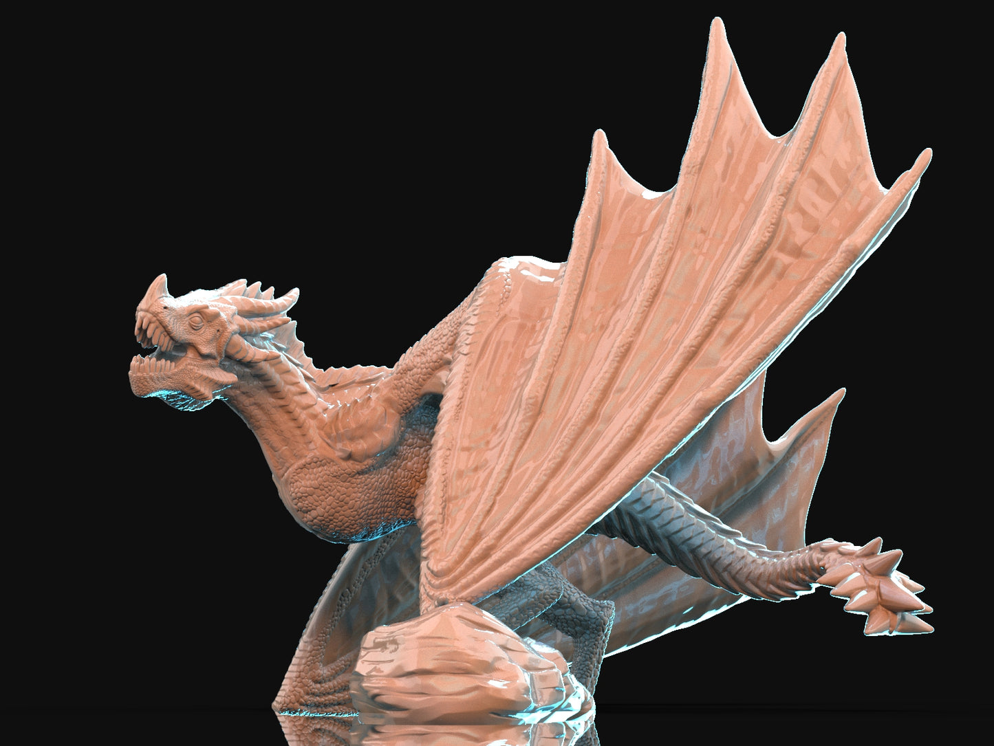 Brayan Nafarrate - Bestiary #1 - Wyvern - DnD/TTRPG Figure/Miniature