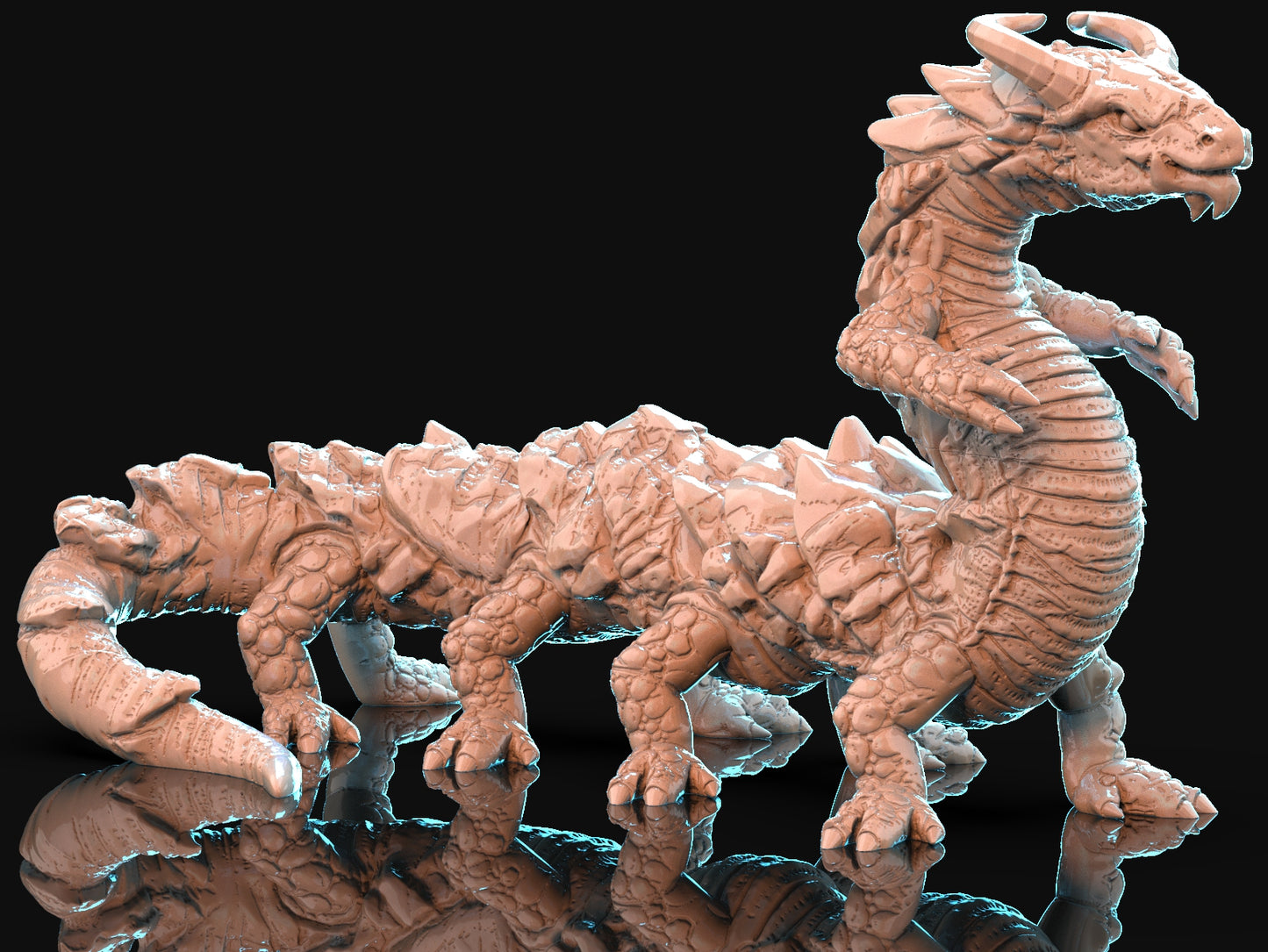 Brayan Nafarrate - Bestiary #1 - Behir - DnD/TTRPG Figure/Miniature