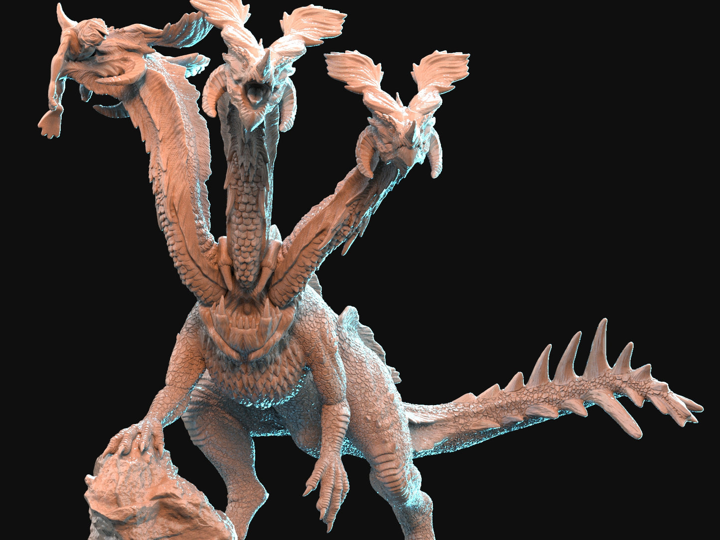 Brayan Nafarrate - Bestiary #1 - Hydra - DnD/TTRPG Figure/Miniature