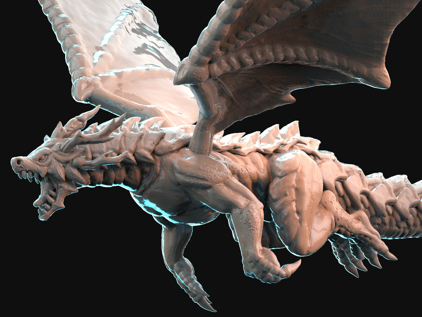 Brayan Nafarrate - Bestiary #1 - Dragon #3 - DnD/TTRPG Figure/Miniature