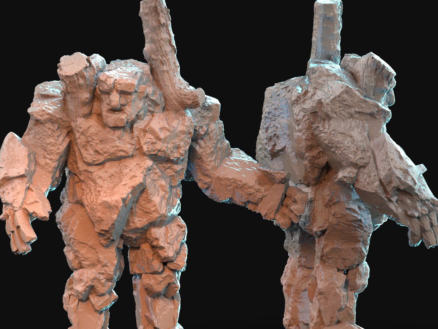 Brayan Nafarrate - Bestiary #1 - Mud Hulk - DnD/TTRPG Figure/Miniature