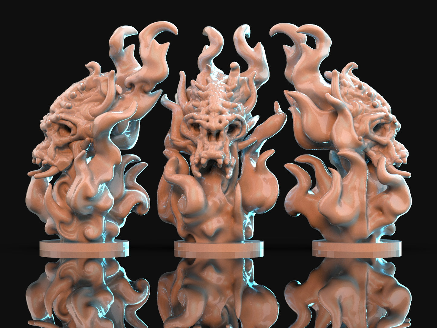 Brayan Nafarrate - Bestiary #1 - Flameskull #1 - DnD/TTRPG Figure/Miniature