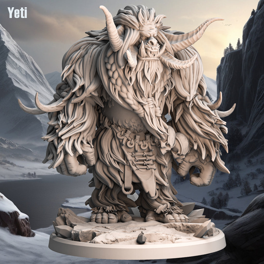 Monolith Arts - Arctic Tribes - Yeti - DnD/TTRPG Figure/Miniature