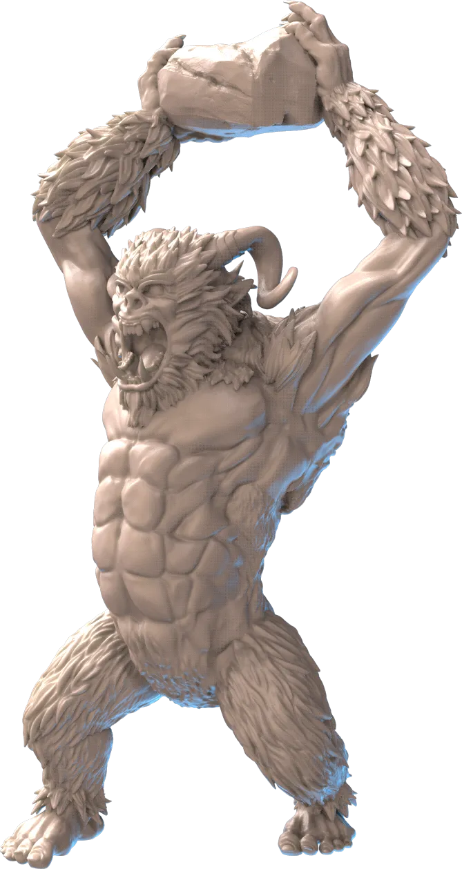 Sync Ratio - Shiverclaws - Yeti #2 - DnD/TTRPG Figure/Miniature