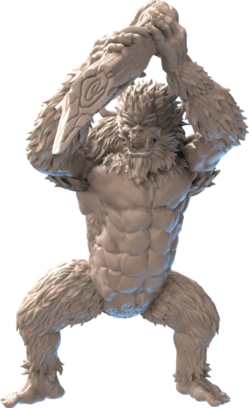 Sync Ratio - Shiverclaws - Yeti #3 - DnD/TTRPG Figure/Miniature
