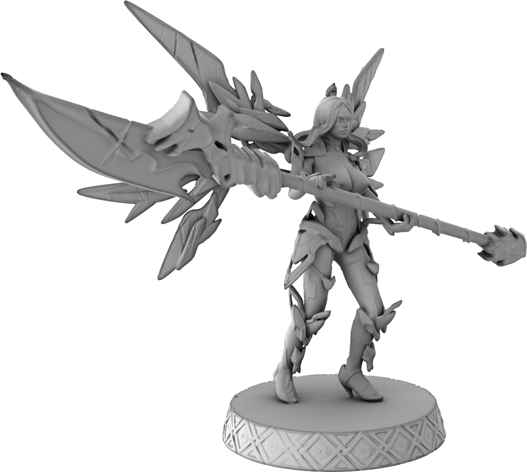 Outer Space Design - Zephyra Kalyndra - 75mm Pin Up/Figure/Model/Diorama