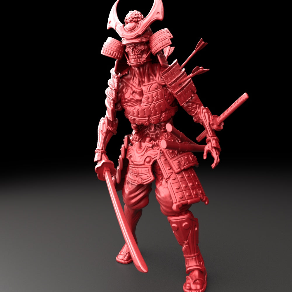 Brayan Nafarrate - Bestiary #5 - Samurai Zombie #1 - DnD/TTRPG Figure/Miniature