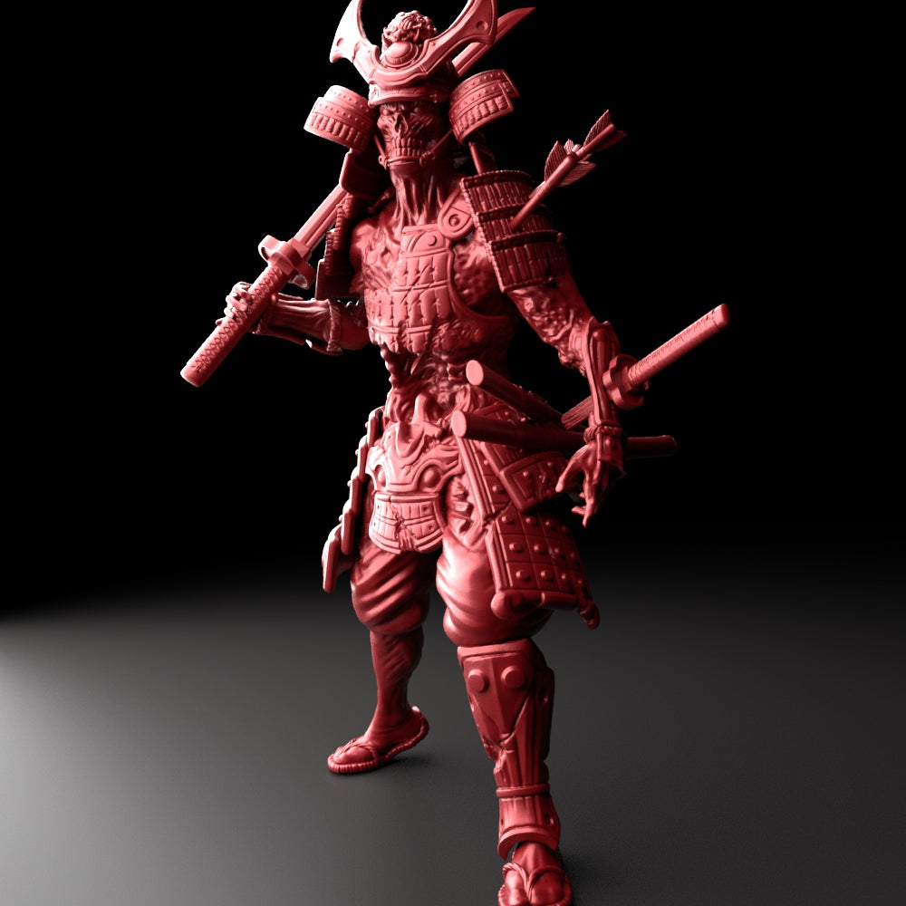 Brayan Nafarrate - Bestiary #5 - Samurai Zombie #2 - DnD/TTRPG Figure/Miniature