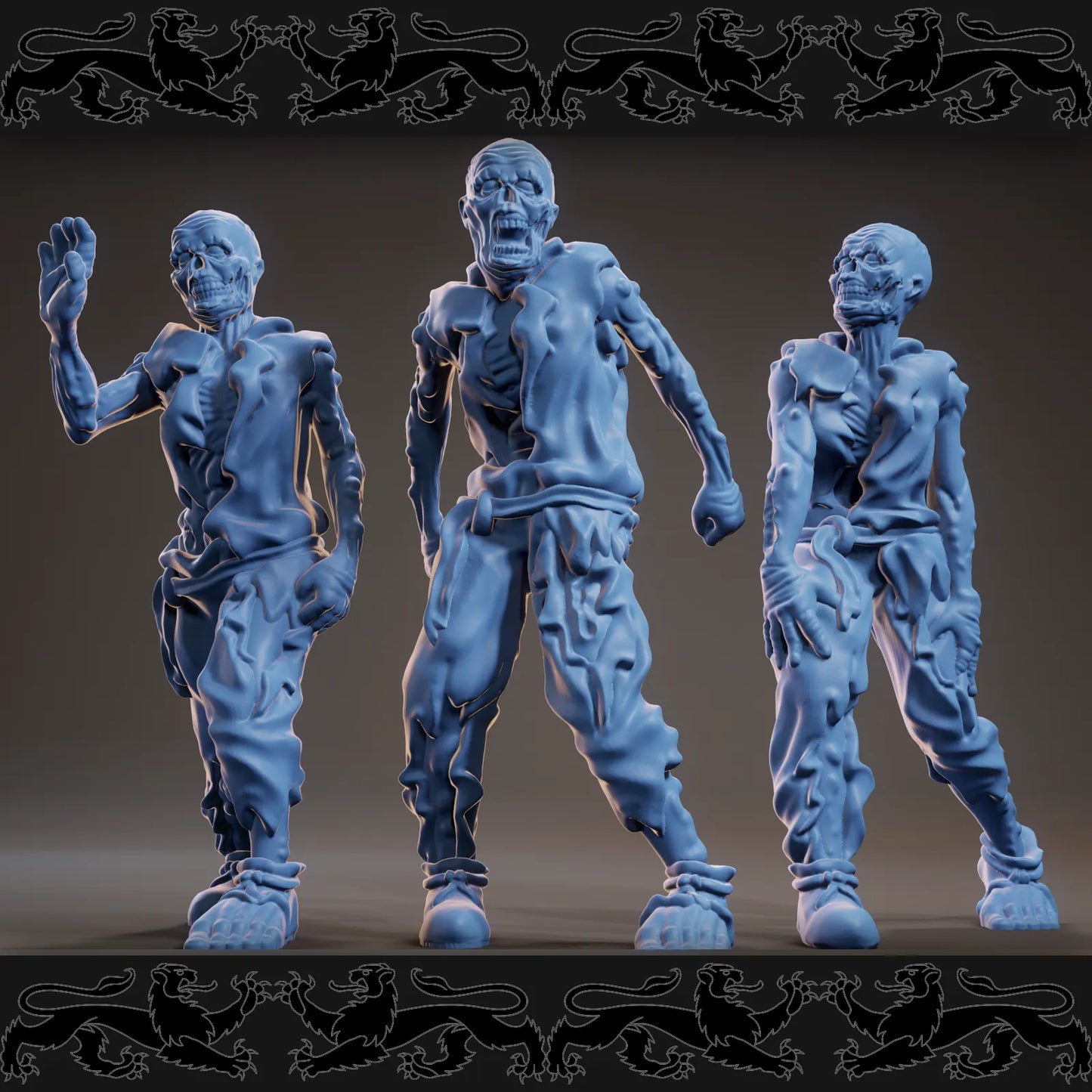 Brayan Nafarrate - Bestiary #3 - Zombie #4 - DnD/TTRPG Figure/Miniature Figure