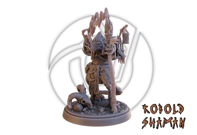 Vortex Studios - Rage of Kobolds - Shaman - DnD/TTRPG Figure/Miniature