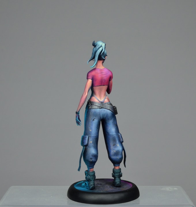 Mindcrafter Studio - Milo, Cyberpunk Mechanic - 75mm Pin Up/Figure/Model/Diorama
