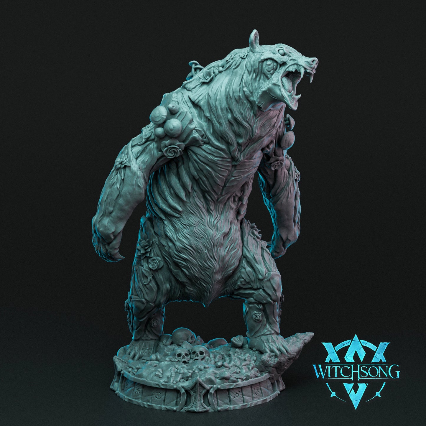 Witchsong Miniatures - Persephone, Death Reborn - Arkos, Nyx's Great Bear - Helios3DPrinting